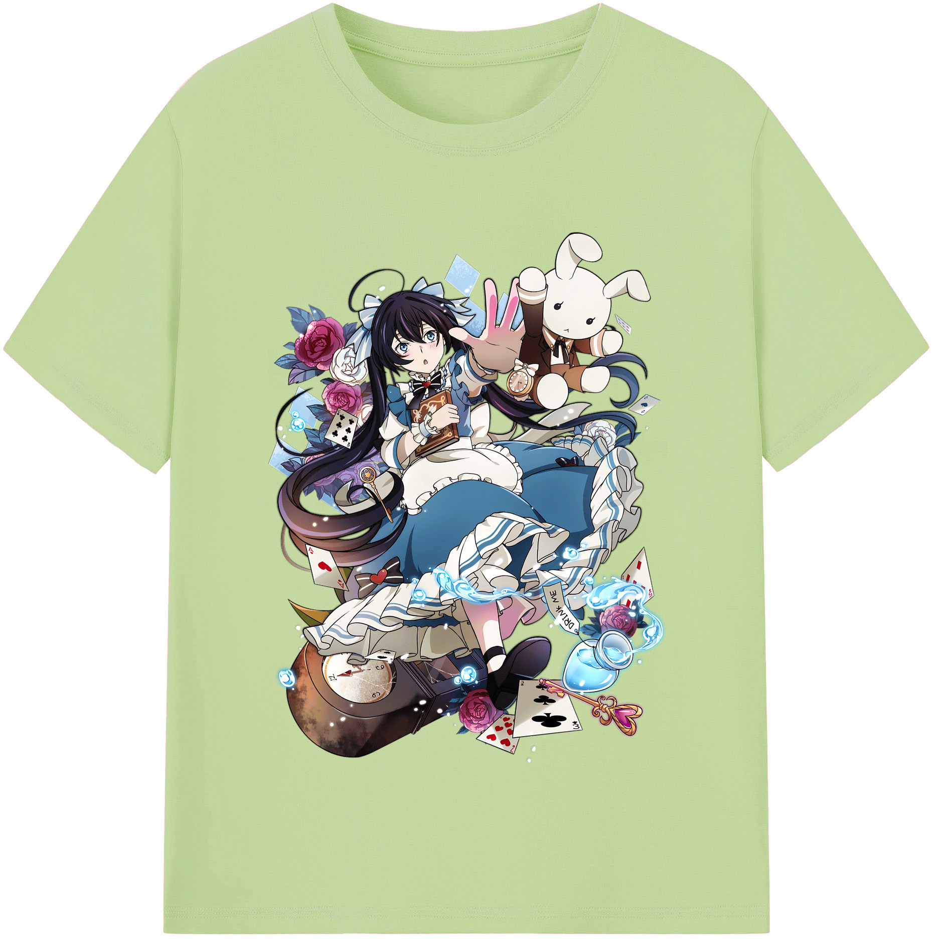 （画像用） 文豪ストレイドッグス Bungo Stray Dogs 綿100％半袖Tシャツ（フロントプリント）